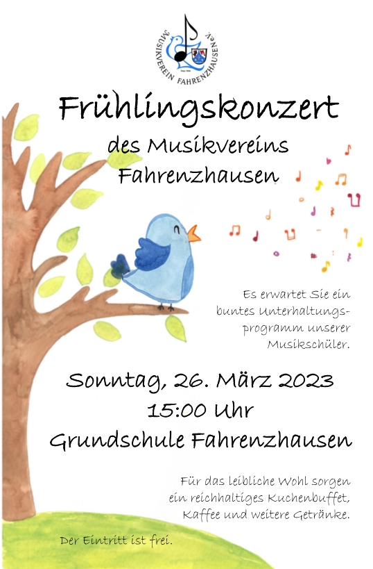 Musikverein Fahrenzhausen - Frühjahrskonzert 2023